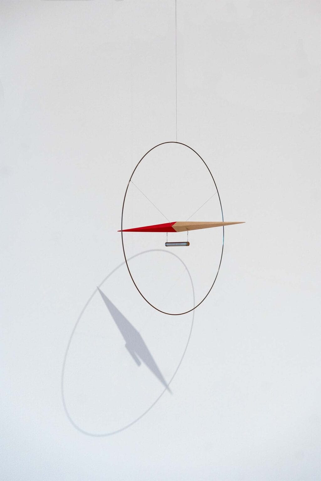 360° Compass. Artist: Olafur Eliasson. Date: 2009. Medium: steel, wood, metal, magnet, paint, and nylon.